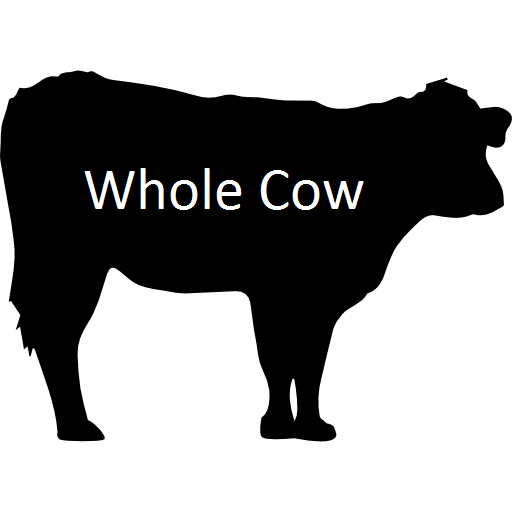 WHOLE COW at $7.98 PER LB-CALL FOR PRICING