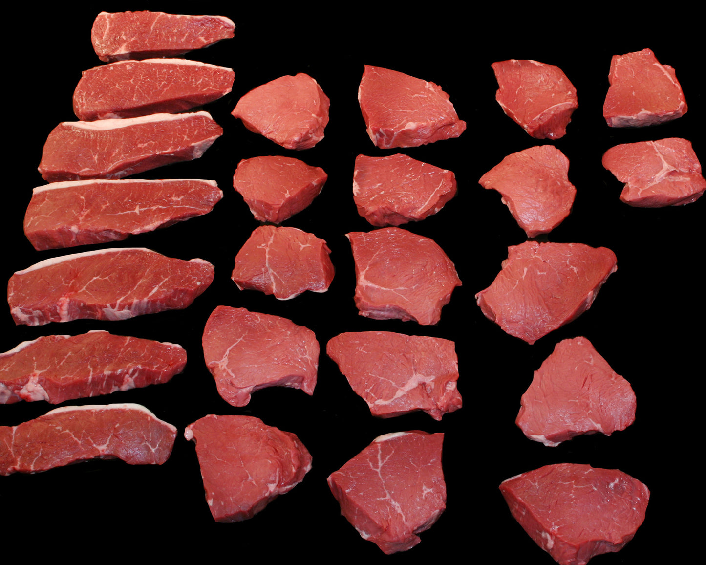 NEW ITEMS AVAILABLE - INDIVIDUAL STEAKS AND BEEF CUTS