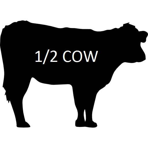 CUSTOM CUT HALF COW $8.15 PER LB