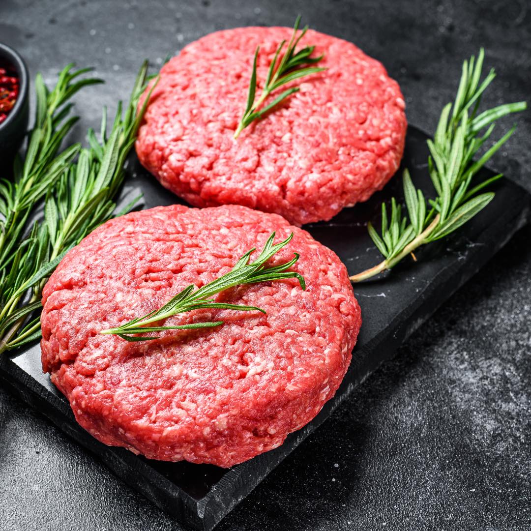 10 LB BURGER BOX -ORGANIC GRASS FED AND FINISHED